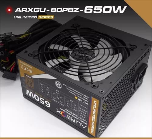 	FUENTE AUREOX ARXGU-650W 80PLU
