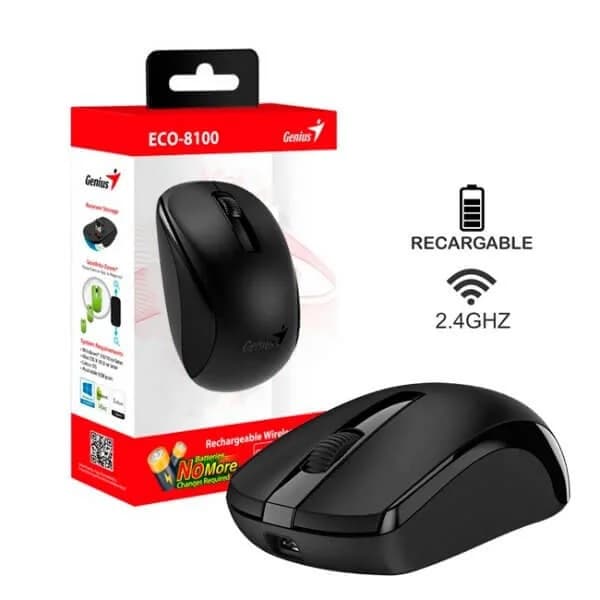 MOUSE GENIUS ECO 8100 WS RECAR